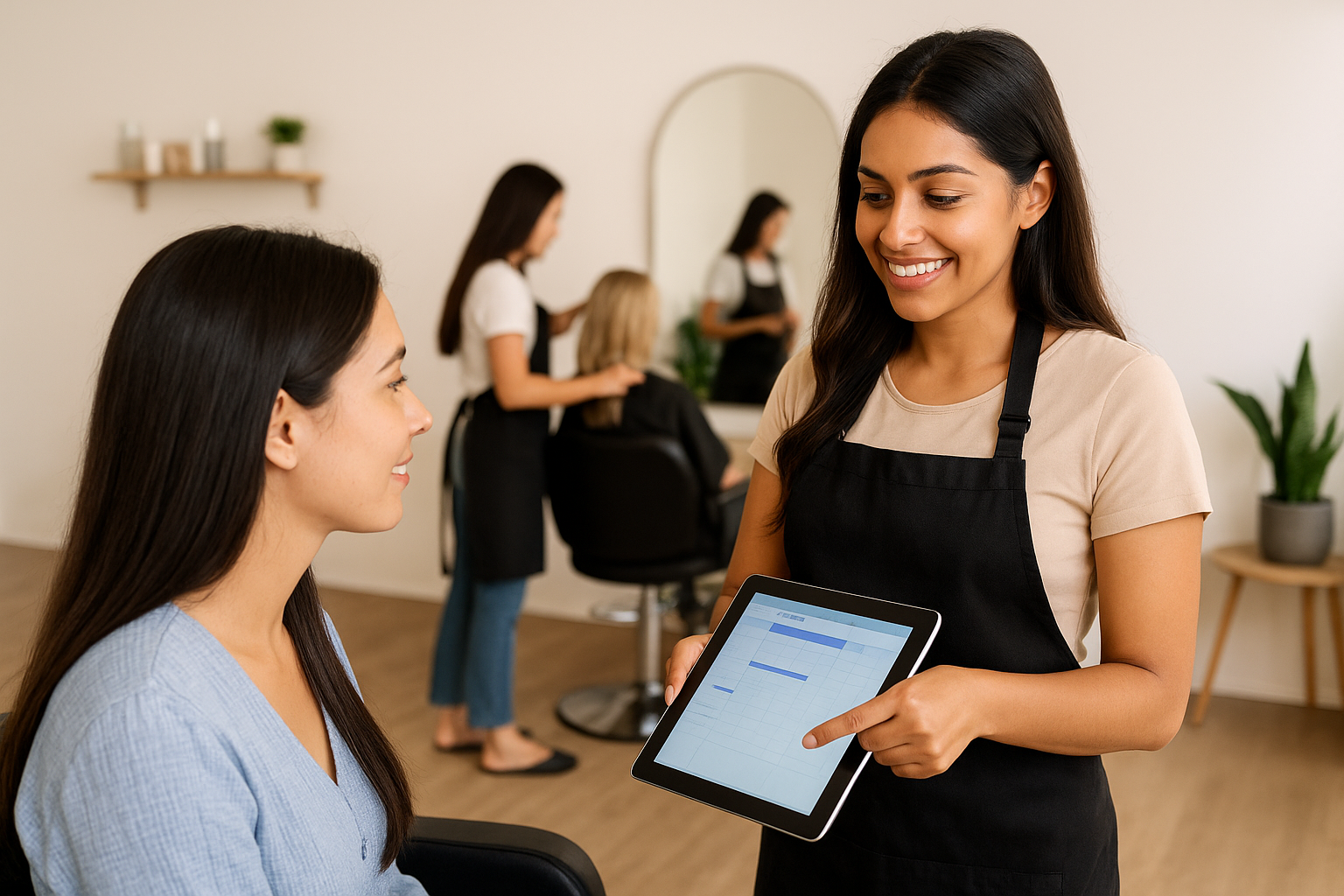 salon booking management system