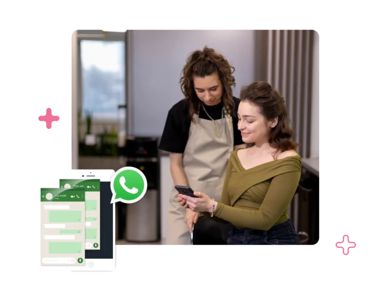 WhatsApp marketing campaign editor for salons